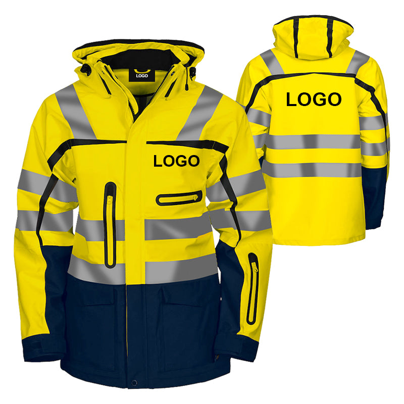 WR-110 Winter waterproof jacket with high visual reflectivity ISO EN 20471 Class 3/2