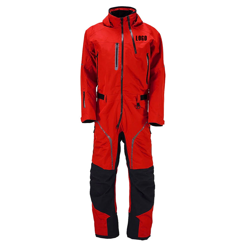 OT17 Customized Insulated Mono Suit Adjustable Ventilation Snowmobile Suit Onesie
