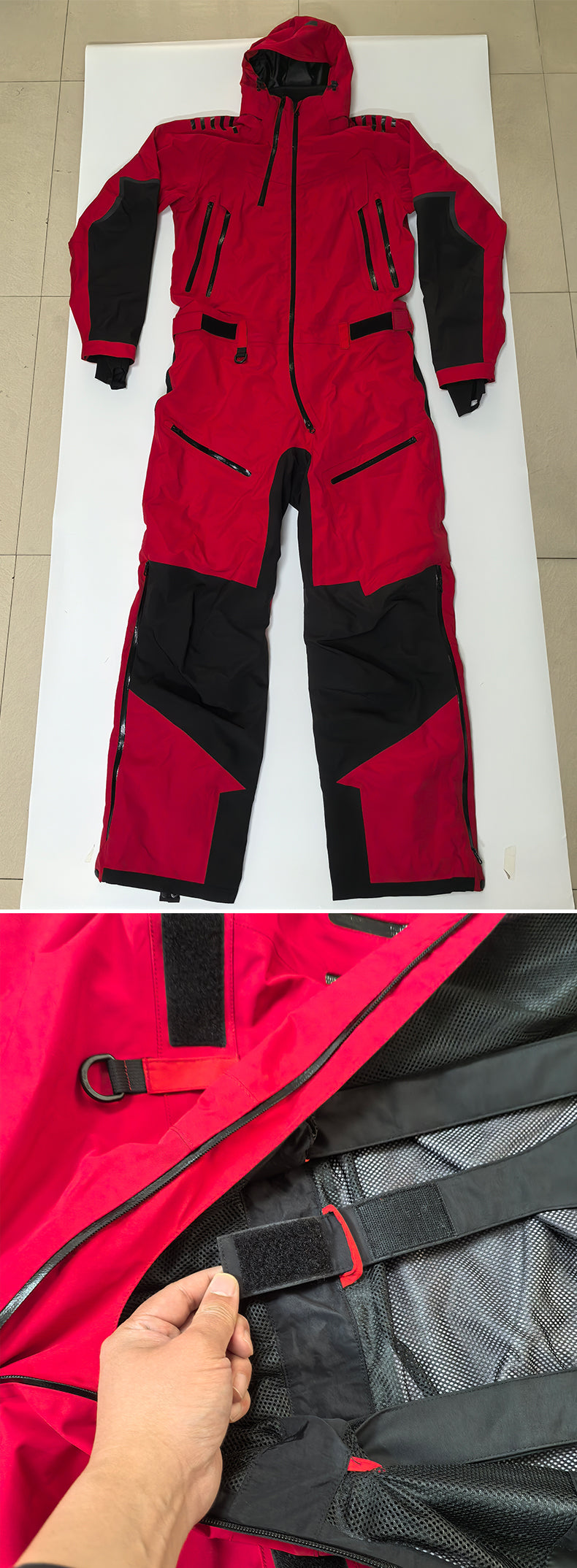 OT17 Customized Insulated Mono Suit Adjustable Ventilation Snowmobile Suit Onesie