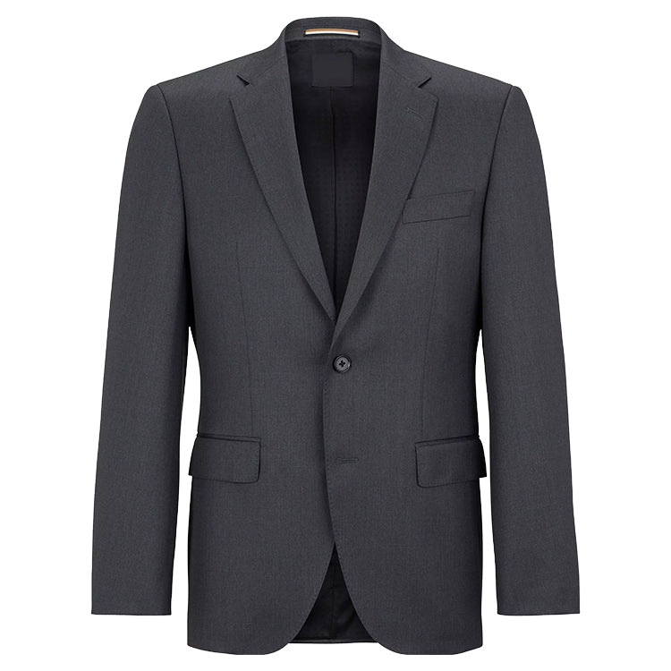 Tailored Wool Suit Jacket Navy