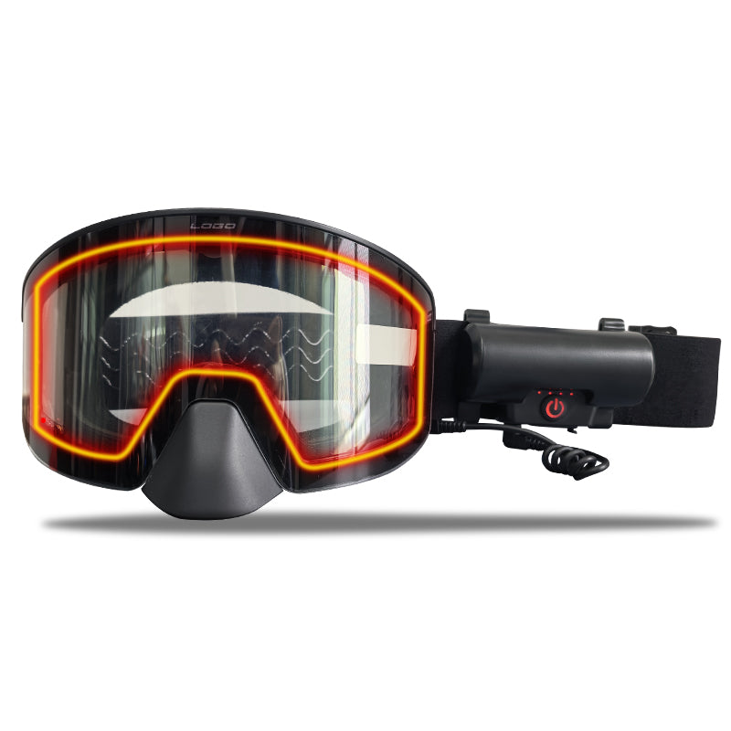 TG028D Magnetic detachable Heated Goggle for Winter snowmobile riding
