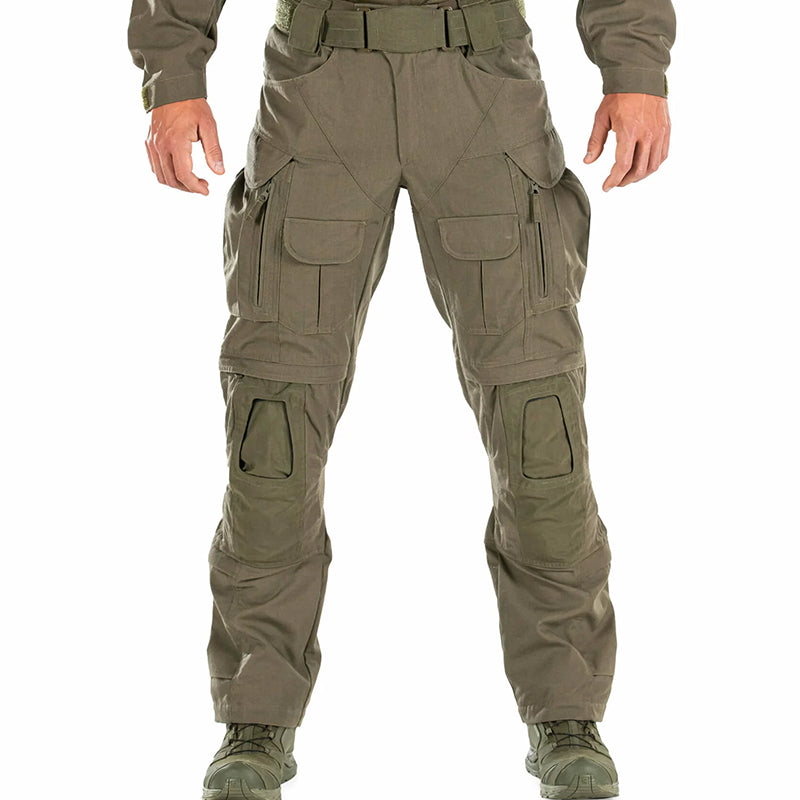 Flame-retardant and tear-resistant combat pants