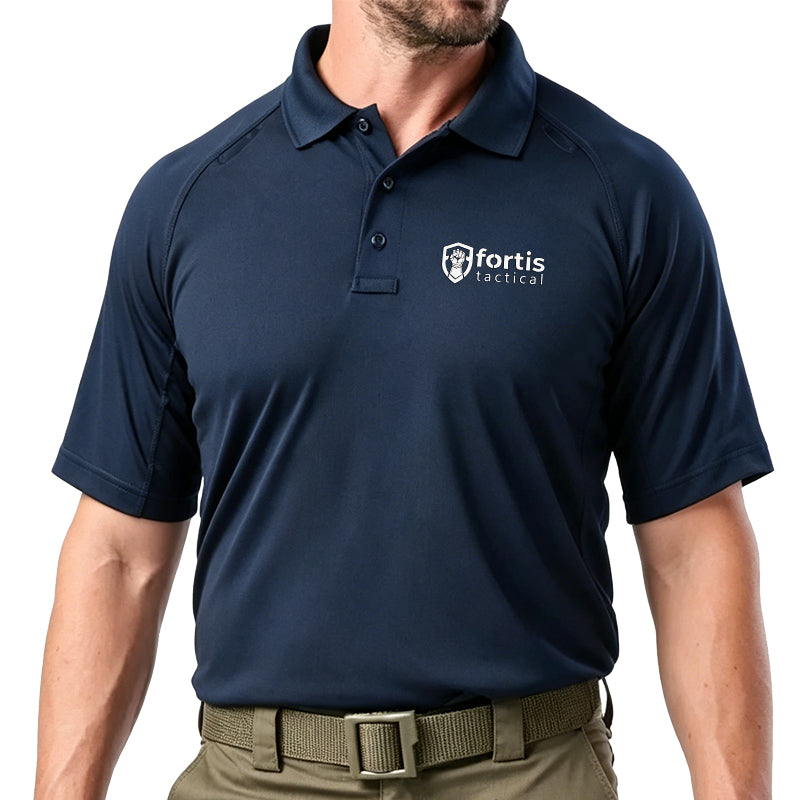Men's breathable quick-drying short-sleeved polo shirt