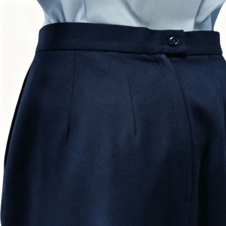 The uniform skirts of female soldiers and policewomen