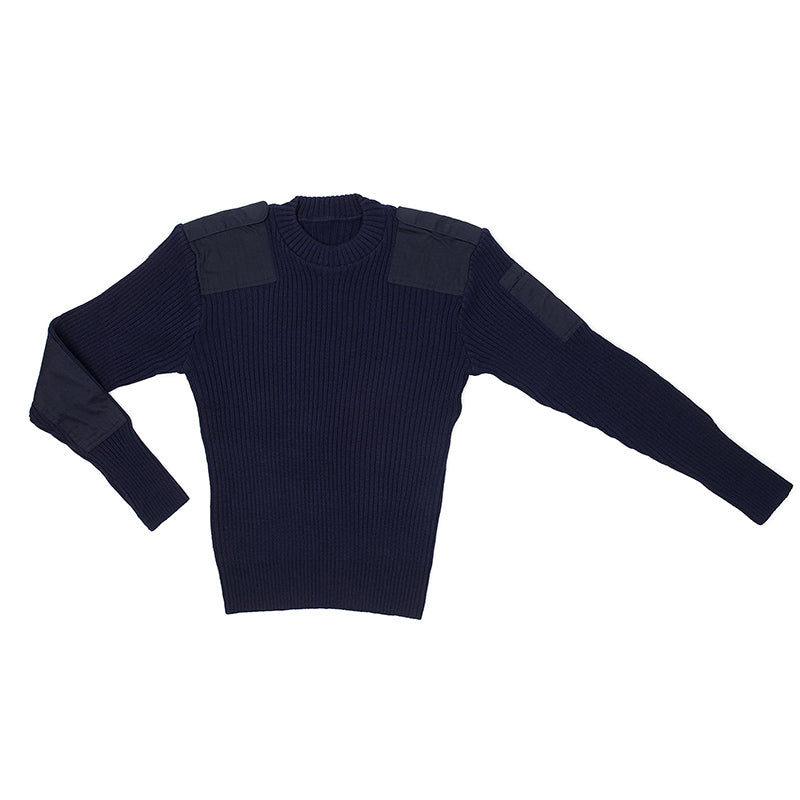 Military Tactical Sweater With Shoulder Patches for Men
