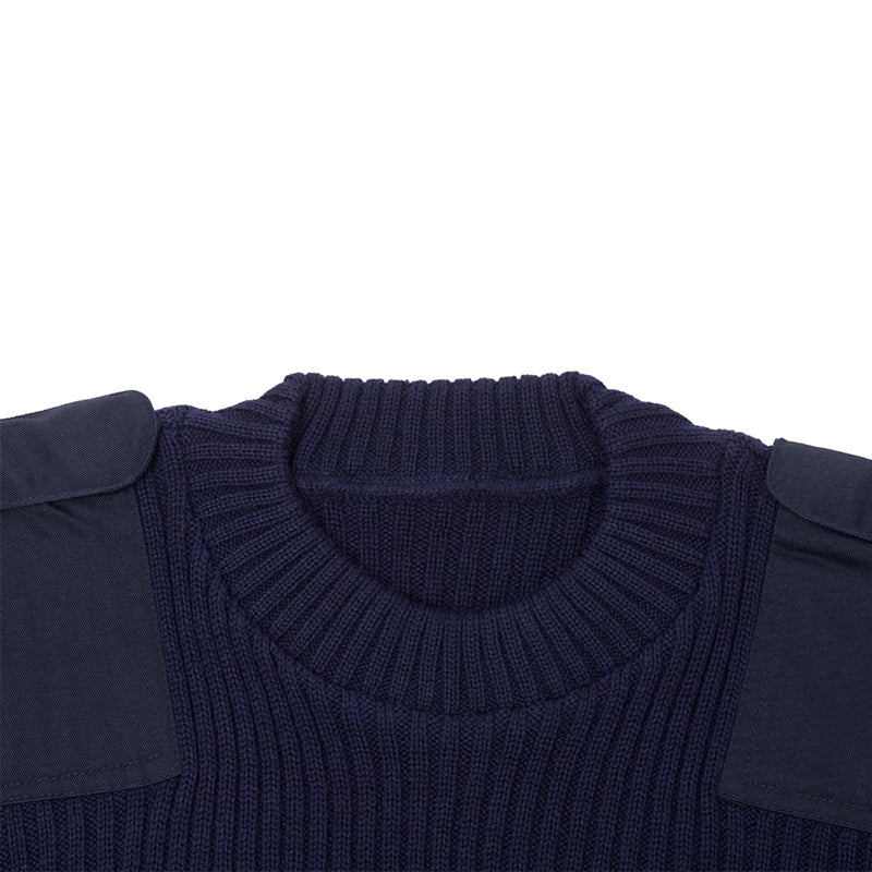 Military Tactical Sweater With Shoulder Patches for Men
