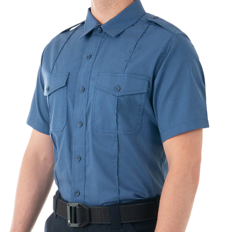 Men's Summer Uniform Short Sleeve Shirt