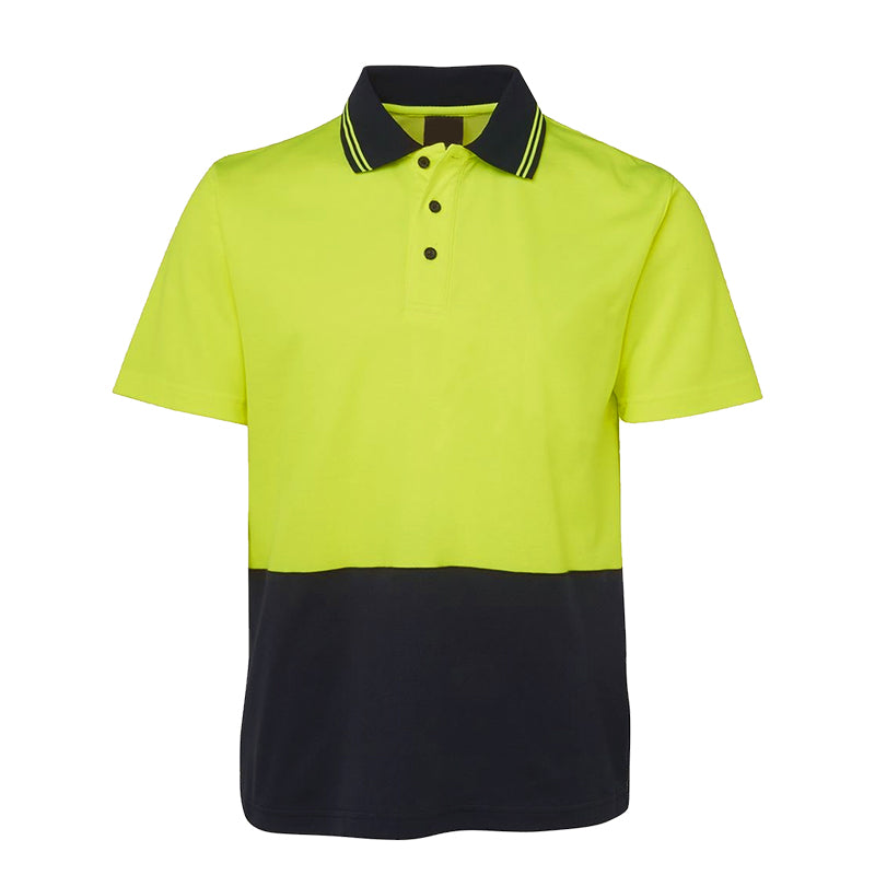 AS/NZS 4602.1: 2011 Class D Hi-Vis Safety Quick Dry Printing Unisex Micro-mesh UPF Rating 50+ Safety Polo Shirt for Adults