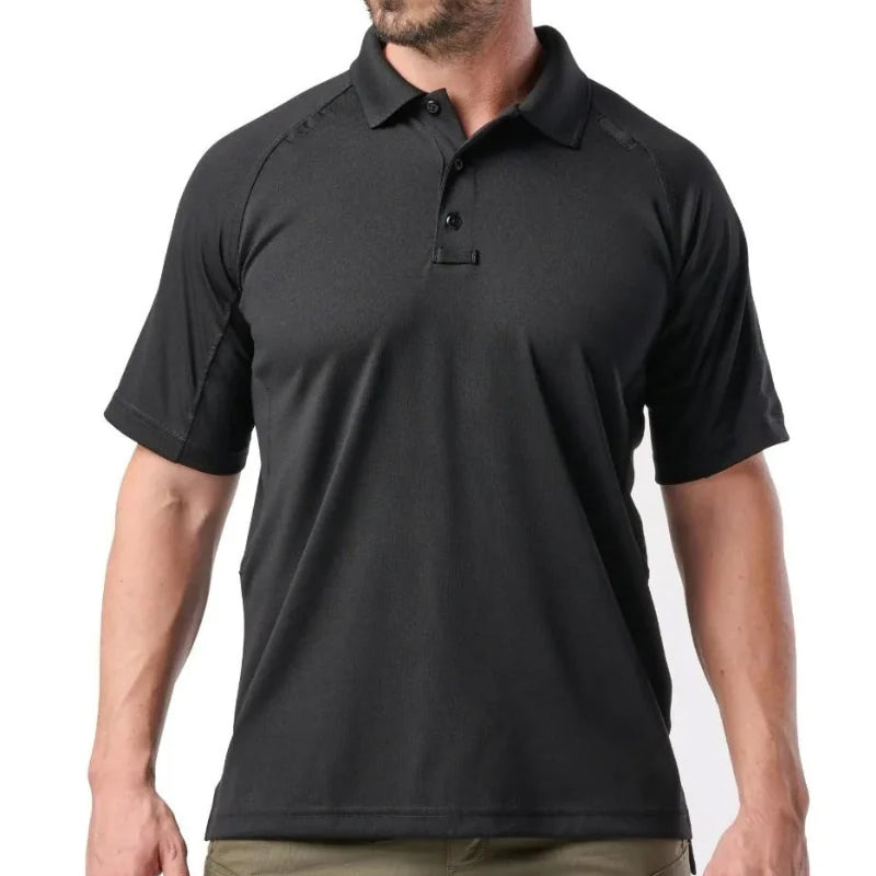 Men's breathable quick-drying short-sleeved polo shirt