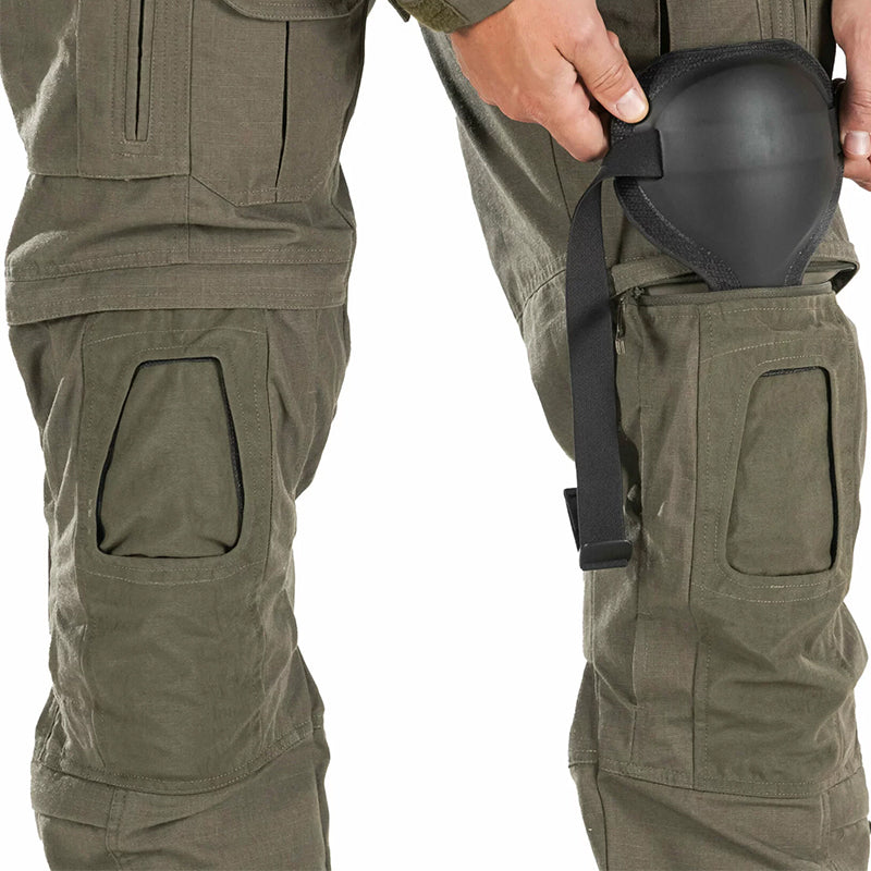 Flame-retardant and tear-resistant combat pants