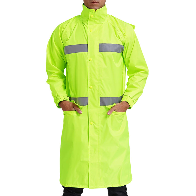 Reflective Rain Coats Duty Rain Shell for Men