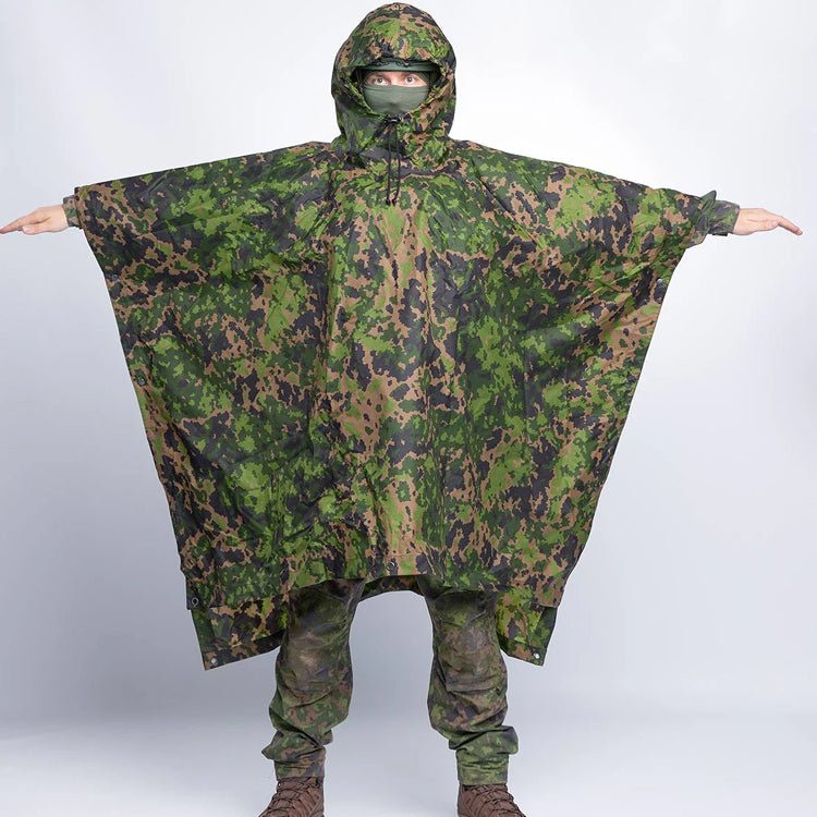 Outdoor Jungle Camouflage Rain Poncho