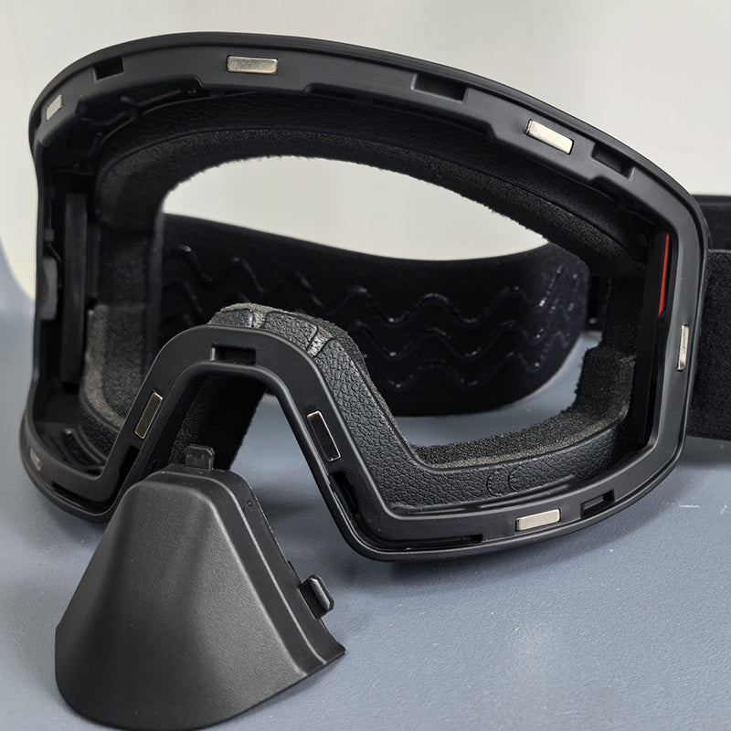 TG028D Magnetic detachable Heated Goggle for Winter snowmobile riding
