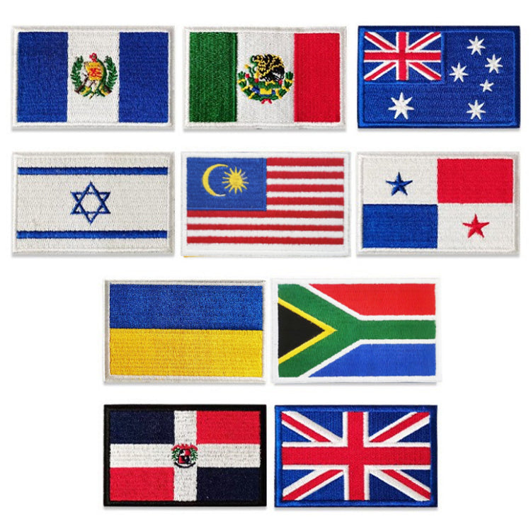 Velcro embroidered flag armband