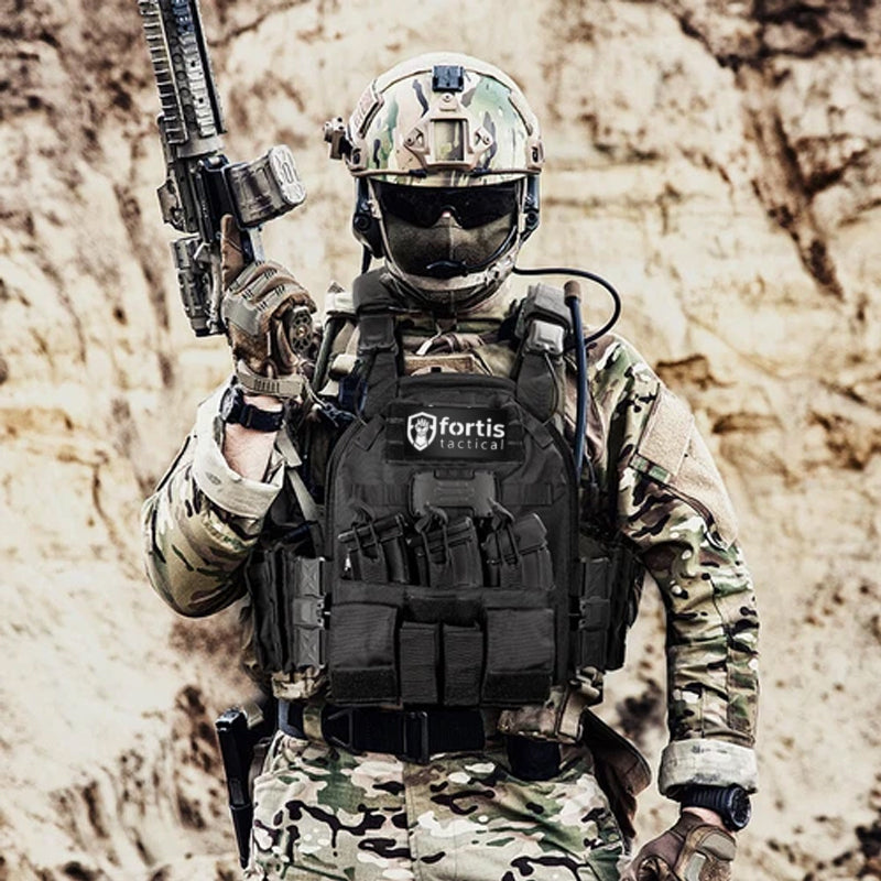 Body Tactical Vest Front Back Magnetic Carrier Adjustable Tactical Vest Guard