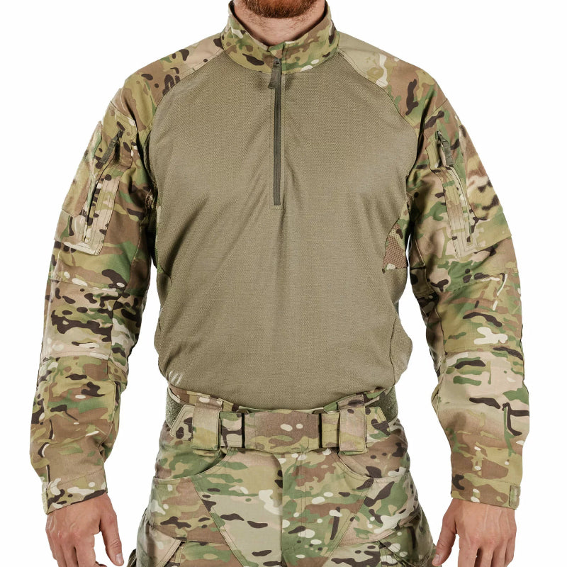 Multi-functional abrasion-resistant combat shirt