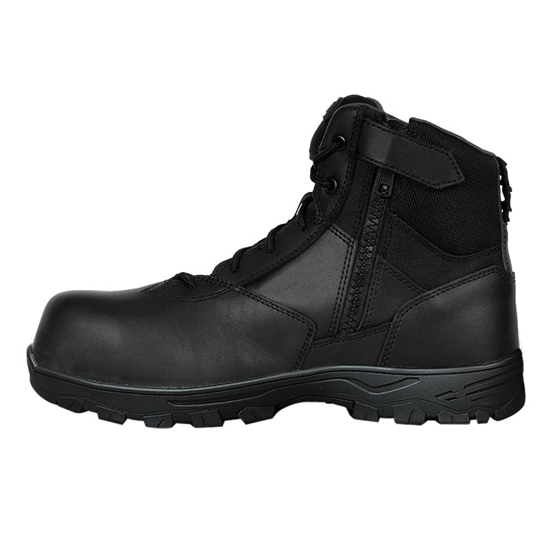 Safety Toe Side-Zip Duty Mid Work boots