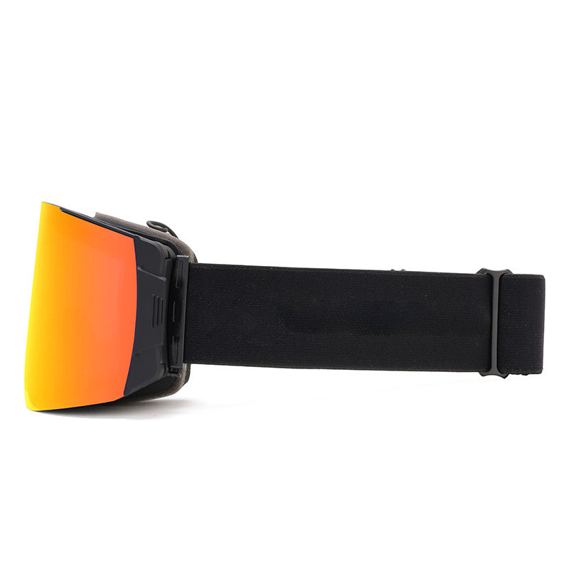 HB-20AH With Magnetic Suction Lnterchangeable Lens 100% UV400 Protection Snow Heated Snowmobile Goggles