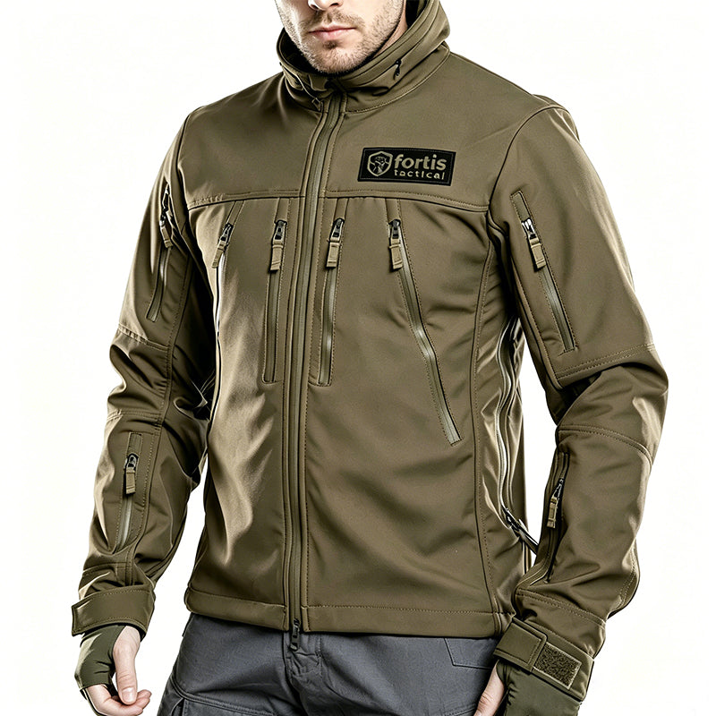 Waterproof Mens Jacket Tactical Softshell Outdoor Climbing Windproof Coat
