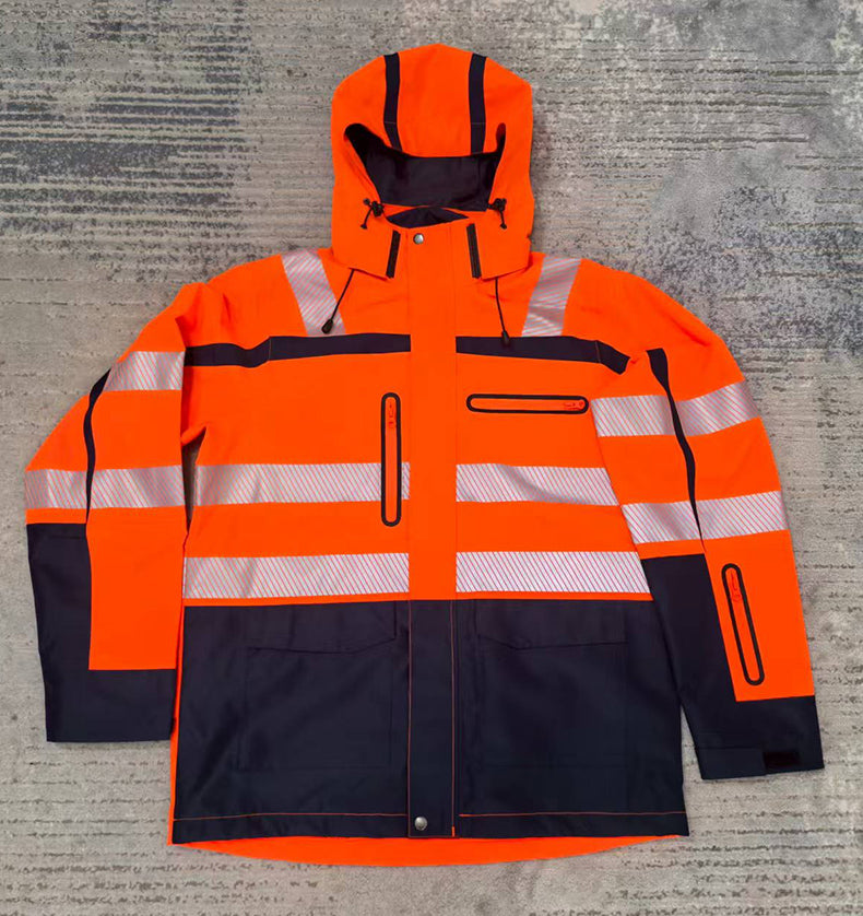 WR-110 Winter waterproof jacket with high visual reflectivity ISO EN 20471 Class 3/2