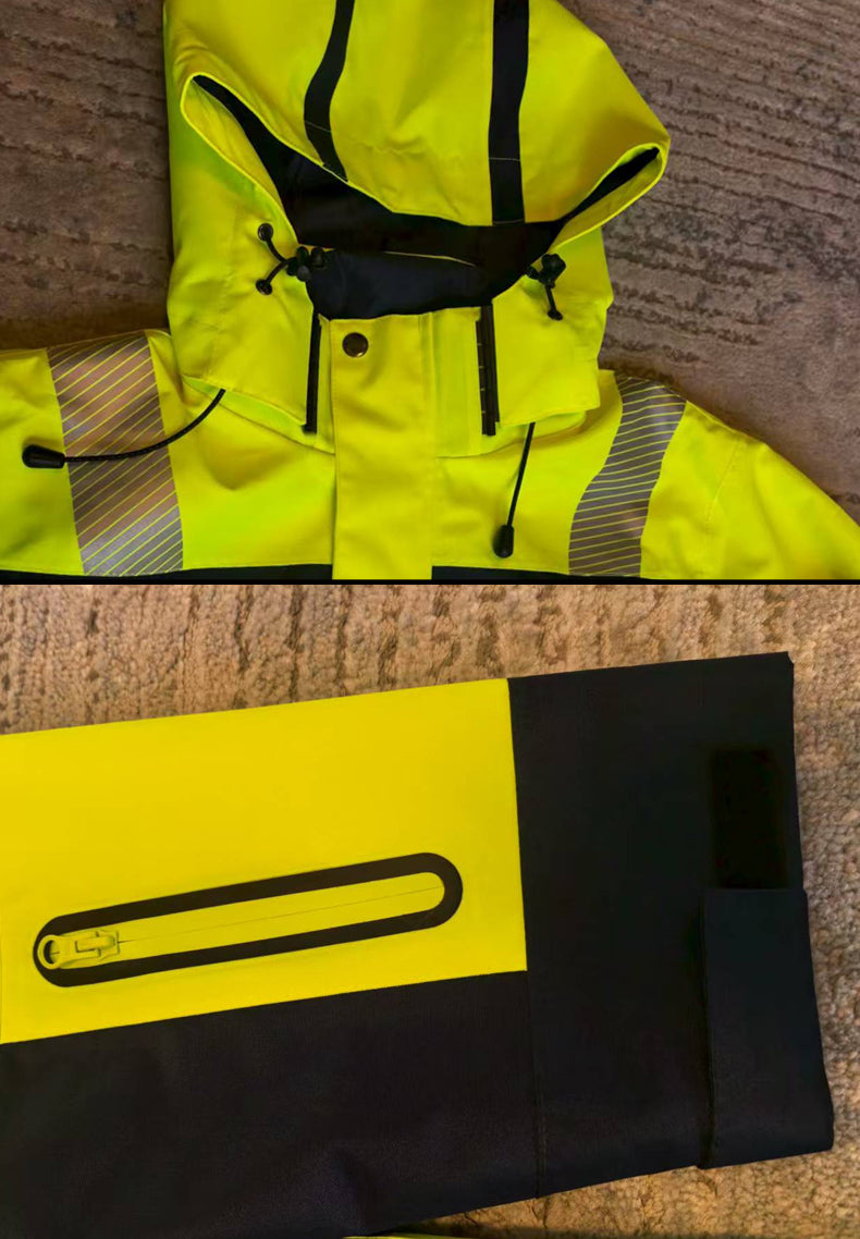 WR-110 Winter waterproof jacket with high visual reflectivity ISO EN 20471 Class 3/2
