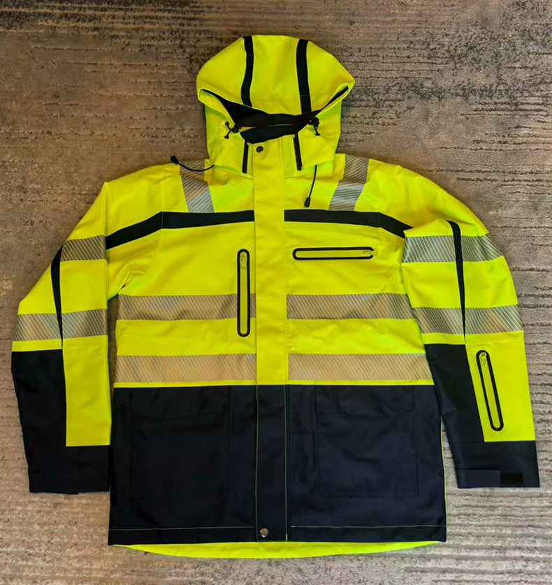 WR-110 Winter waterproof jacket with high visual reflectivity ISO EN 20471 Class 3/2