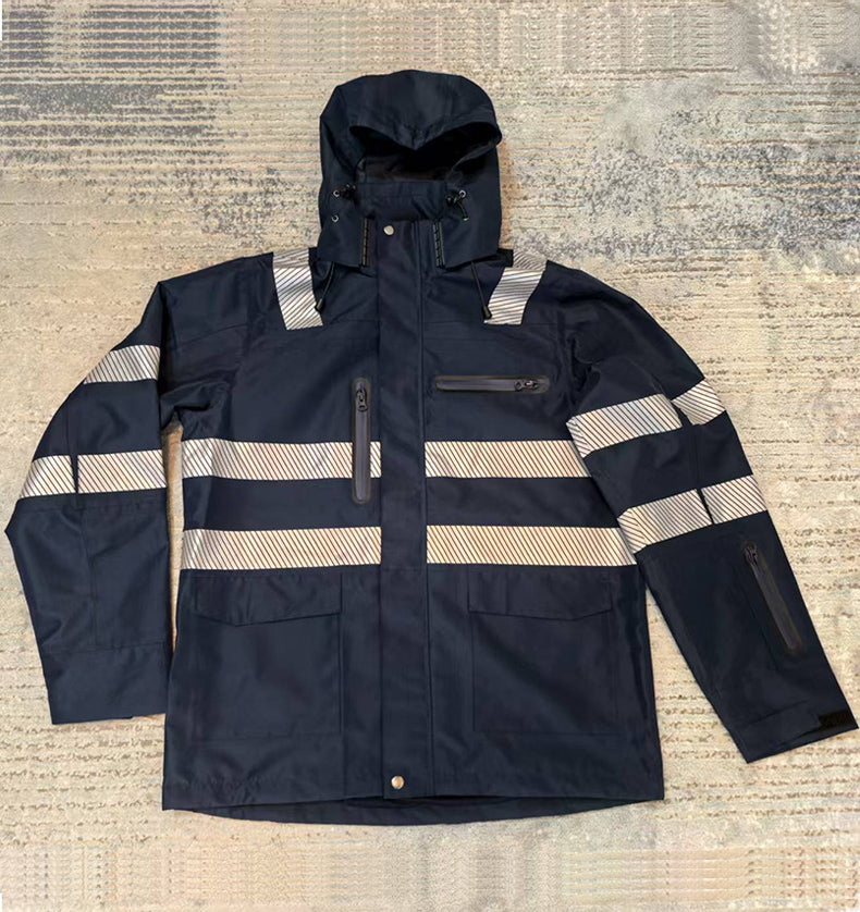 WR-110 Winter waterproof jacket with high visual reflectivity ISO EN 20471 Class 3/2