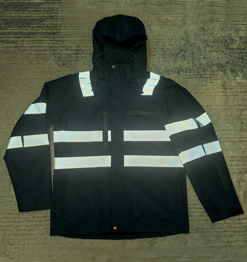 WR-110 Winter waterproof jacket with high visual reflectivity ISO EN 20471 Class 3/2