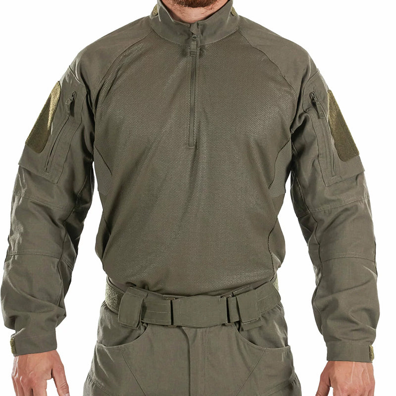Multi-functional abrasion-resistant combat shirt