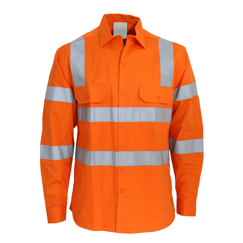 Hi-vis 3 Way Cool-breeze Work Shirt to AS/NZS 1906.4:2010 and AS/NZS 4602.1:2011 certifications