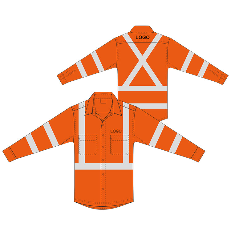 Hi-vis 3 Way Cool-breeze Work Shirt to AS/NZS 1906.4:2010 and AS/NZS 4602.1:2011 certifications