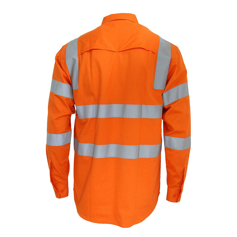 Hi-vis 3 Way Cool-breeze Work Shirt to AS/NZS 1906.4:2010 and AS/NZS 4602.1:2011 certifications