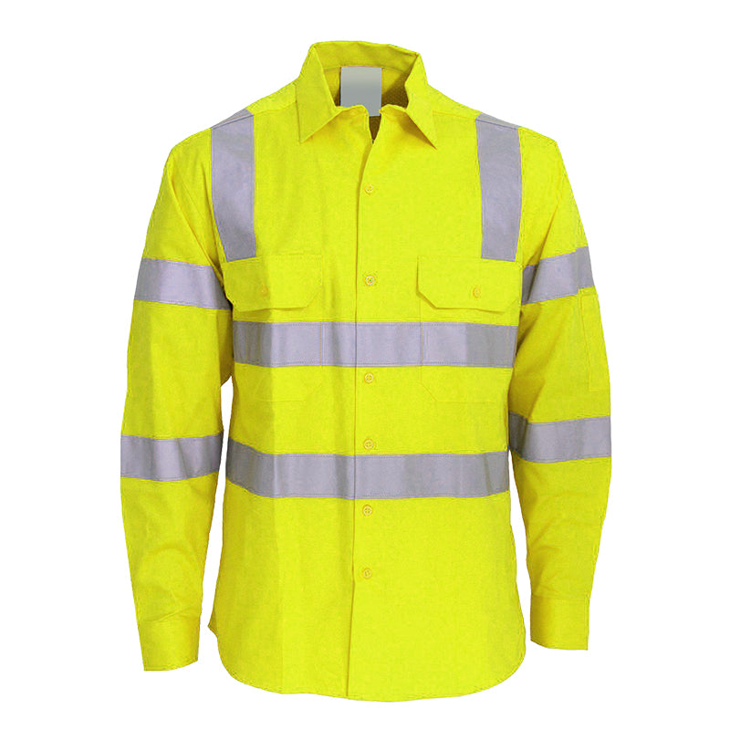 Hi-vis 3 Way Cool-breeze Work Shirt to AS/NZS 1906.4:2010 and AS/NZS 4602.1:2011 certifications