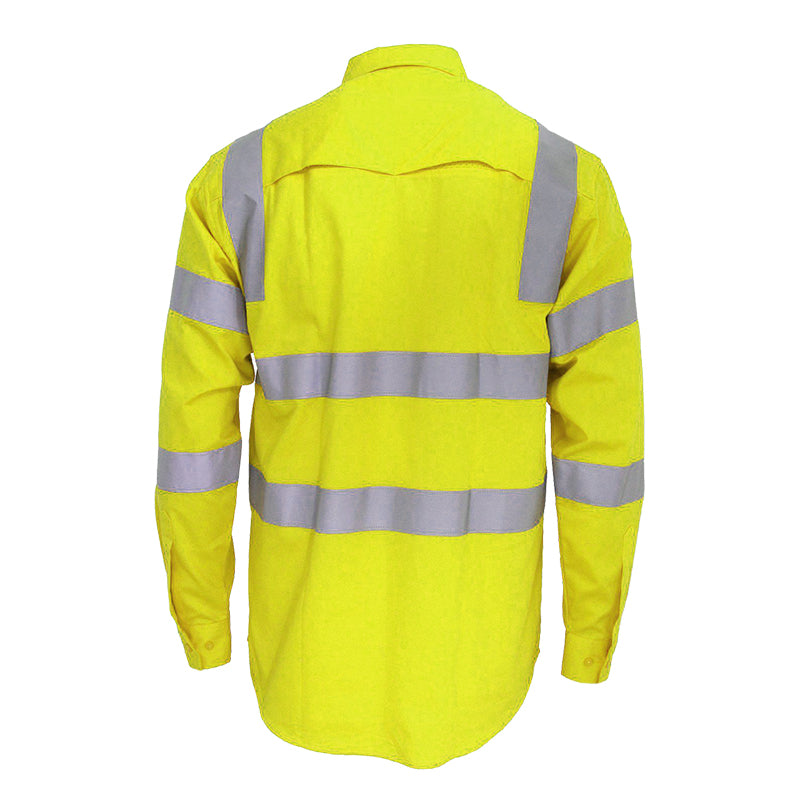 Hi-vis 3 Way Cool-breeze Work Shirt to AS/NZS 1906.4:2010 and AS/NZS 4602.1:2011 certifications