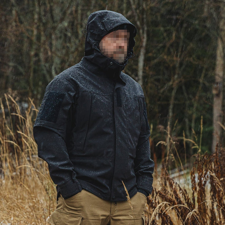 Multi-functional tactical hardshell jacket