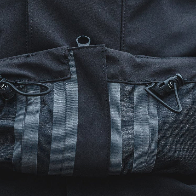 Multi-functional tactical hardshell jacket