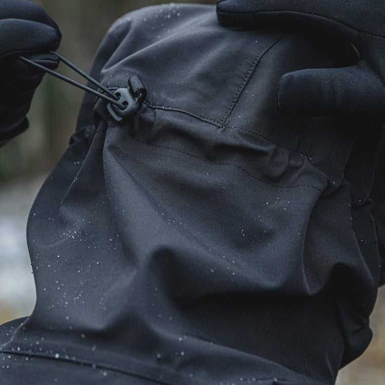 Multi-functional tactical hardshell jacket