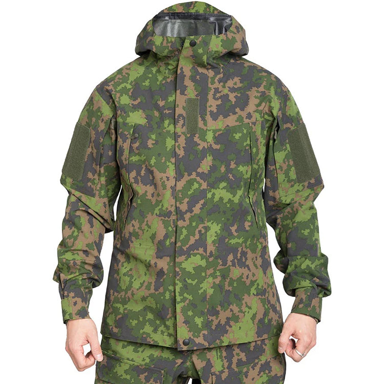 Multi-functional waterproof hardshell camouflage jacket