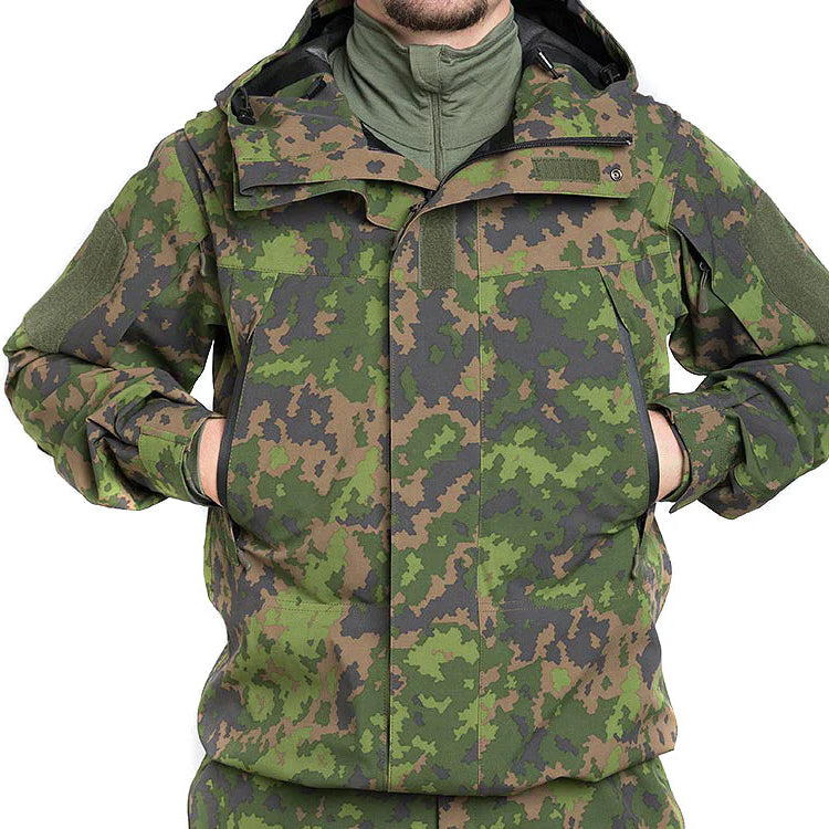 Multi-functional tactical hardshell jacket